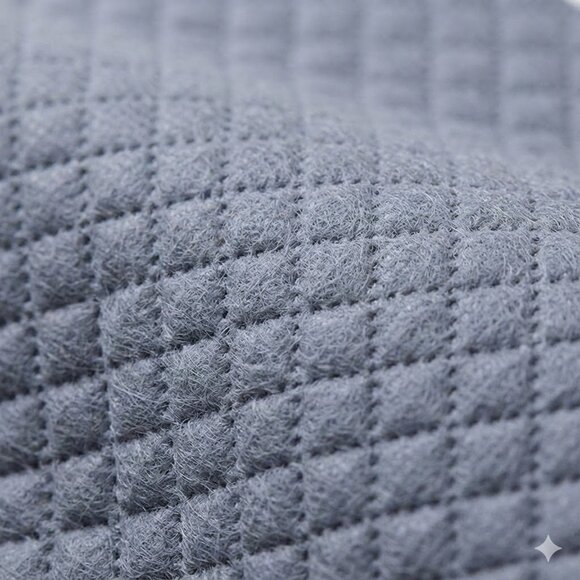 Quilted Closed Toe Slippers with Anti-Slip Sole for Guests,Travel (Unisex) - Picture 6 of 9